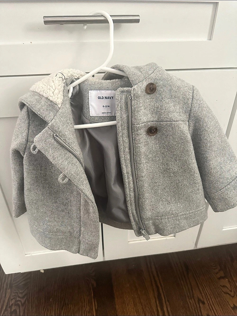Old Navy Gray Baby Jacket 6-12M Like New